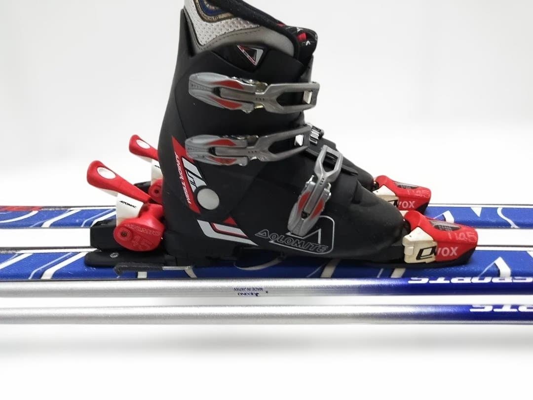 ジュニアスキー4点セット アトミック RACE130cm ドロミテ 23cm