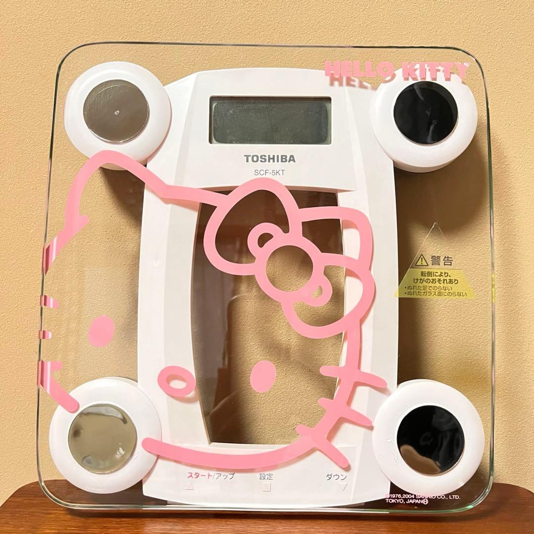 希少】キティ 体重計 東芝 当時物 サンリオ 平成 2004年製 - メルカリ