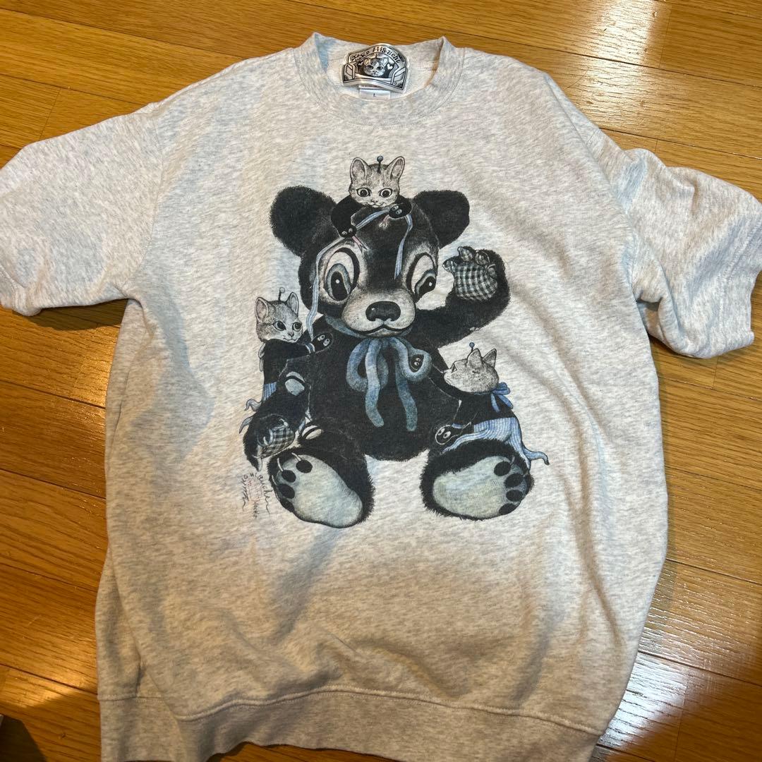 新品 未開封 ヒグチユウコ ボリス雑貨店 半袖 Lサイズ 3ギュスと黒い