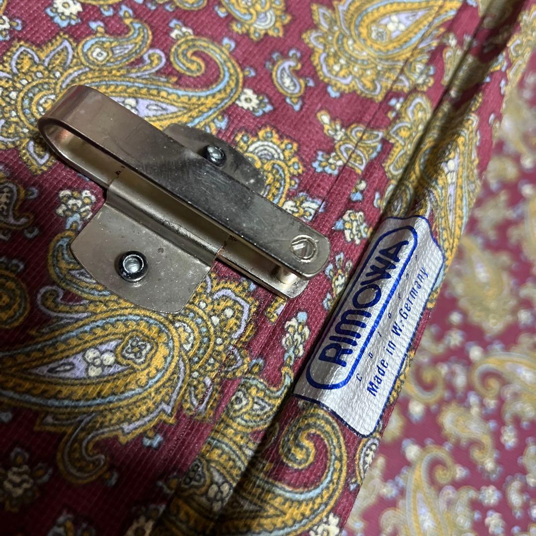 レア！鍵付き1994年製リモワRIMOWAプルタブトロリーサンバノヴァ西ドイツ製