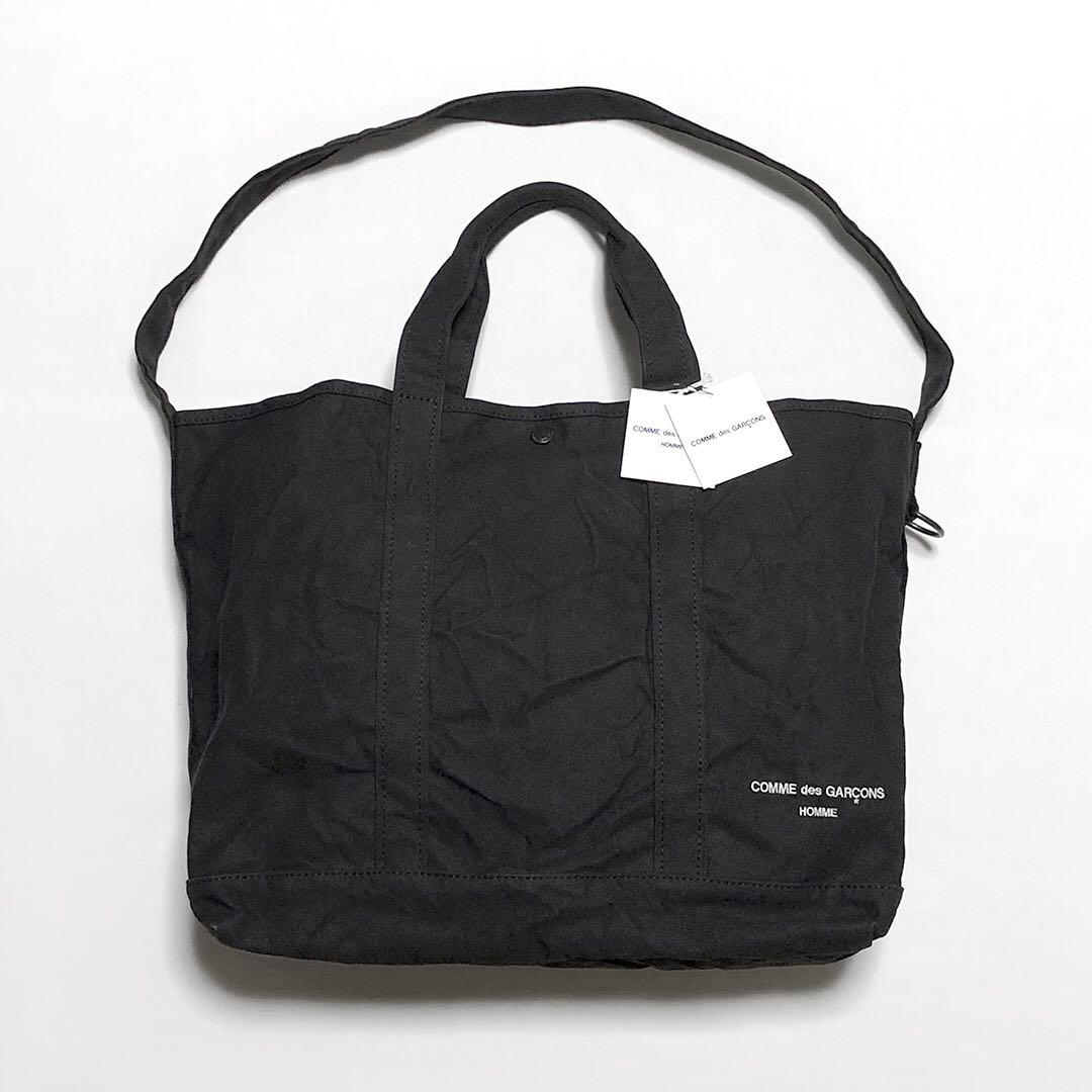 新品未使用】コムデギャルソンオム キャンバス トートバッグ