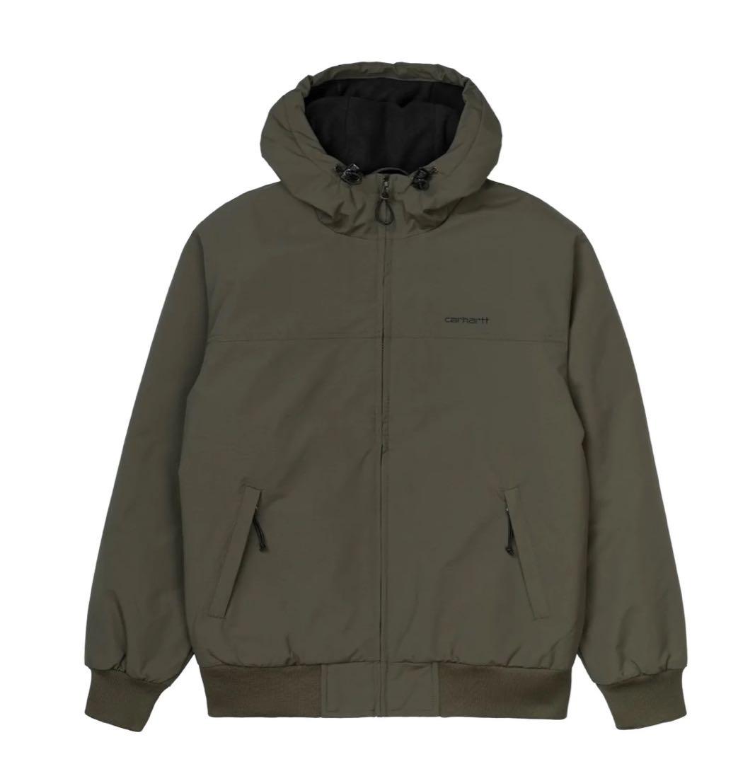 ジャケット・アウター CARHARTT WIP HOODED SAIL JACKET Carhartt WIP Hooded Sail Jacket Tanami Brown - Men's Winter Jacket