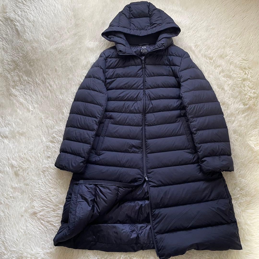 極美品】ユニクロ ウルトラライトダウン 大きいサイズ ネイビー XXL