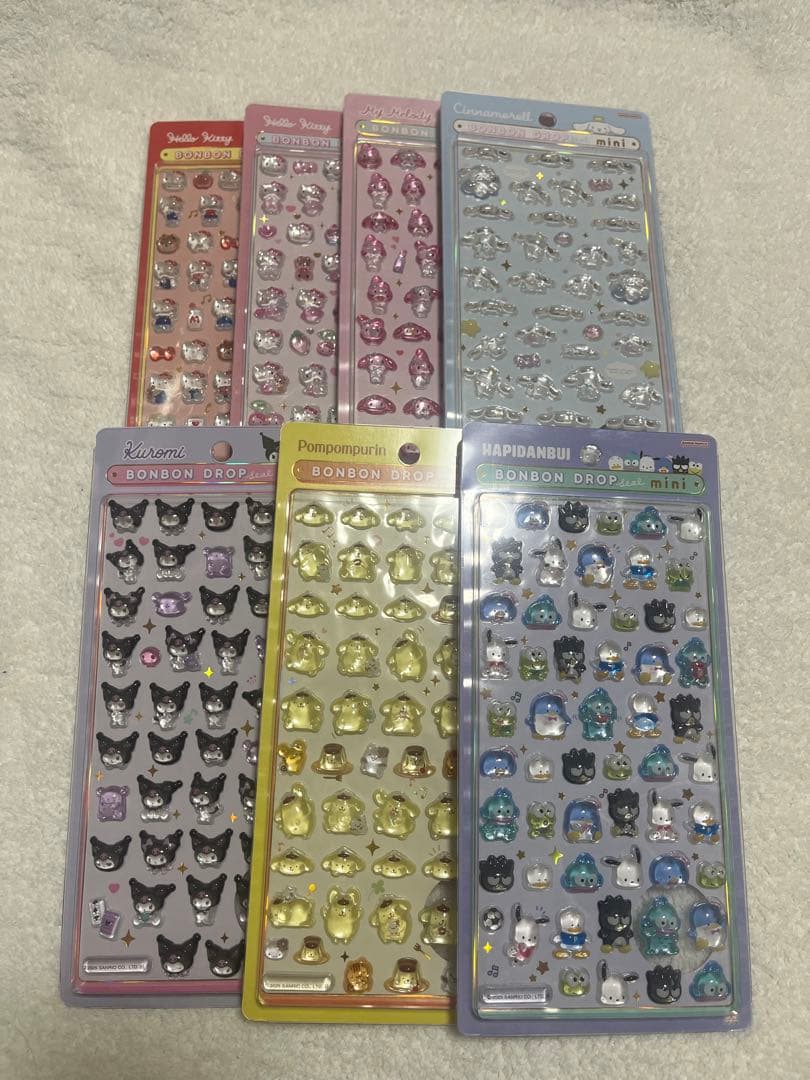 サンリオミニ　ボンボンドロップシール 楽天市場】ボンボンドロップシール mini サンリオ ［各種選択可