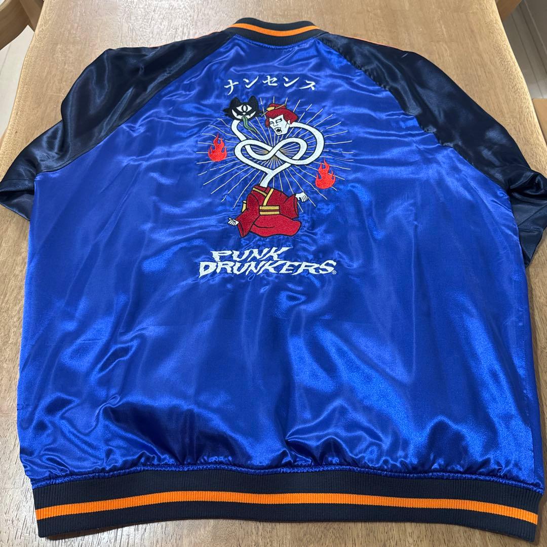 PUNK DRUNKERS NONSENSE リバーシブルスカジャン XXL - メルカリ