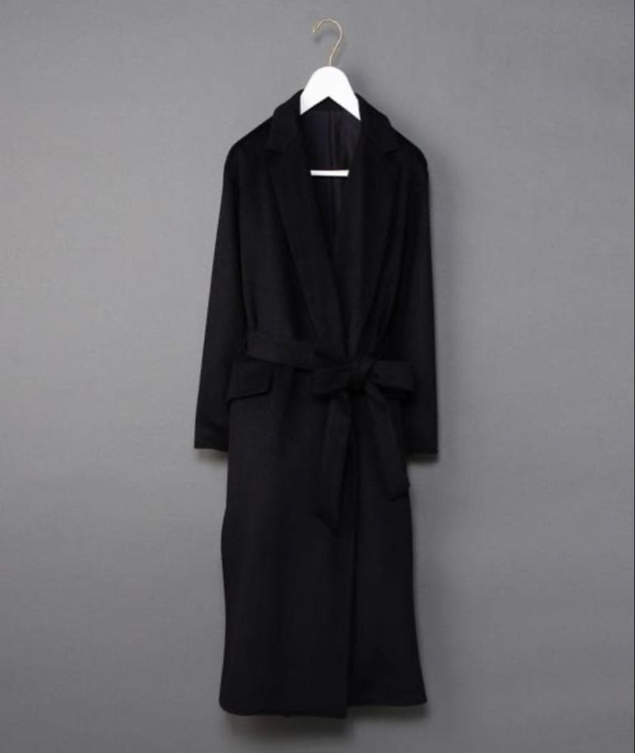 6（ROKU） 】SLIT LONG COAT スリットロングコート ネイビー - メルカリ