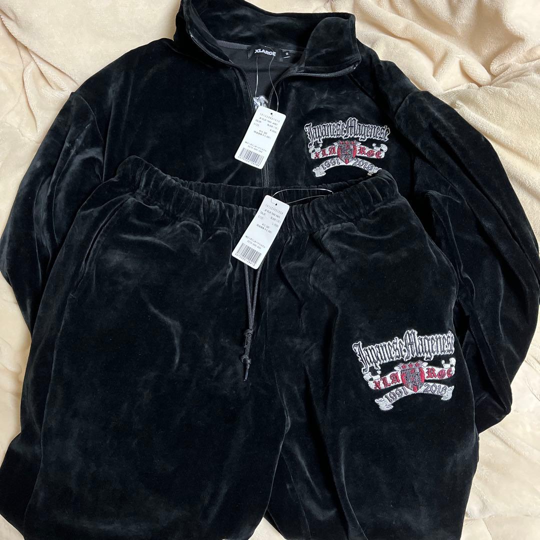 ジャパニーズマゲニーズ X-LARGE ベロアセットアップ - メルカリ