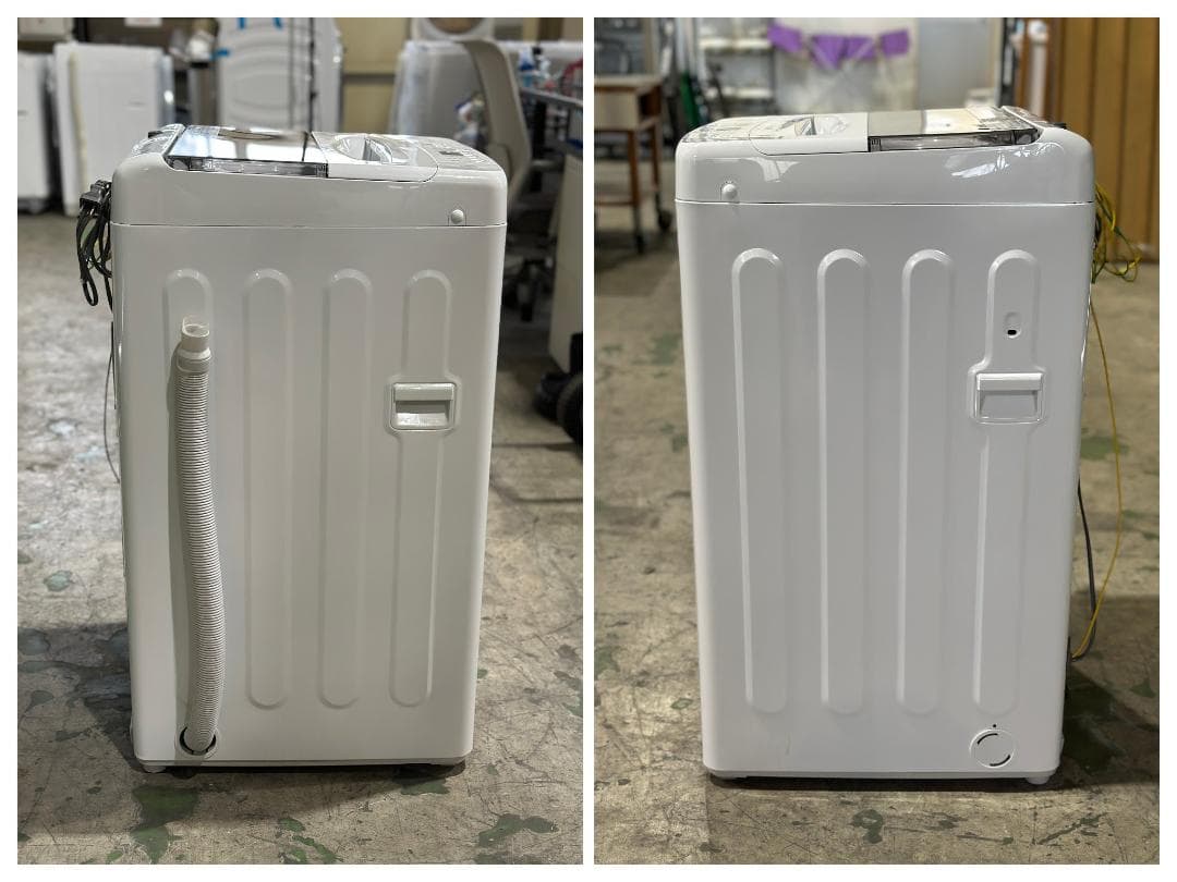 ハイアール 全自動洗濯機 5.5kg JW-U55MK(W) 2024年製