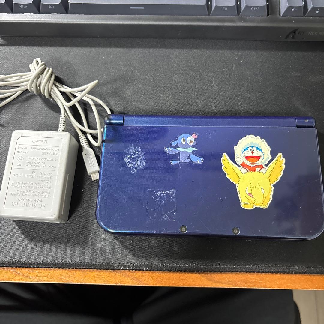 ニンテンドー3DS LL メタリックブルー ACアダプター付き - メルカリ