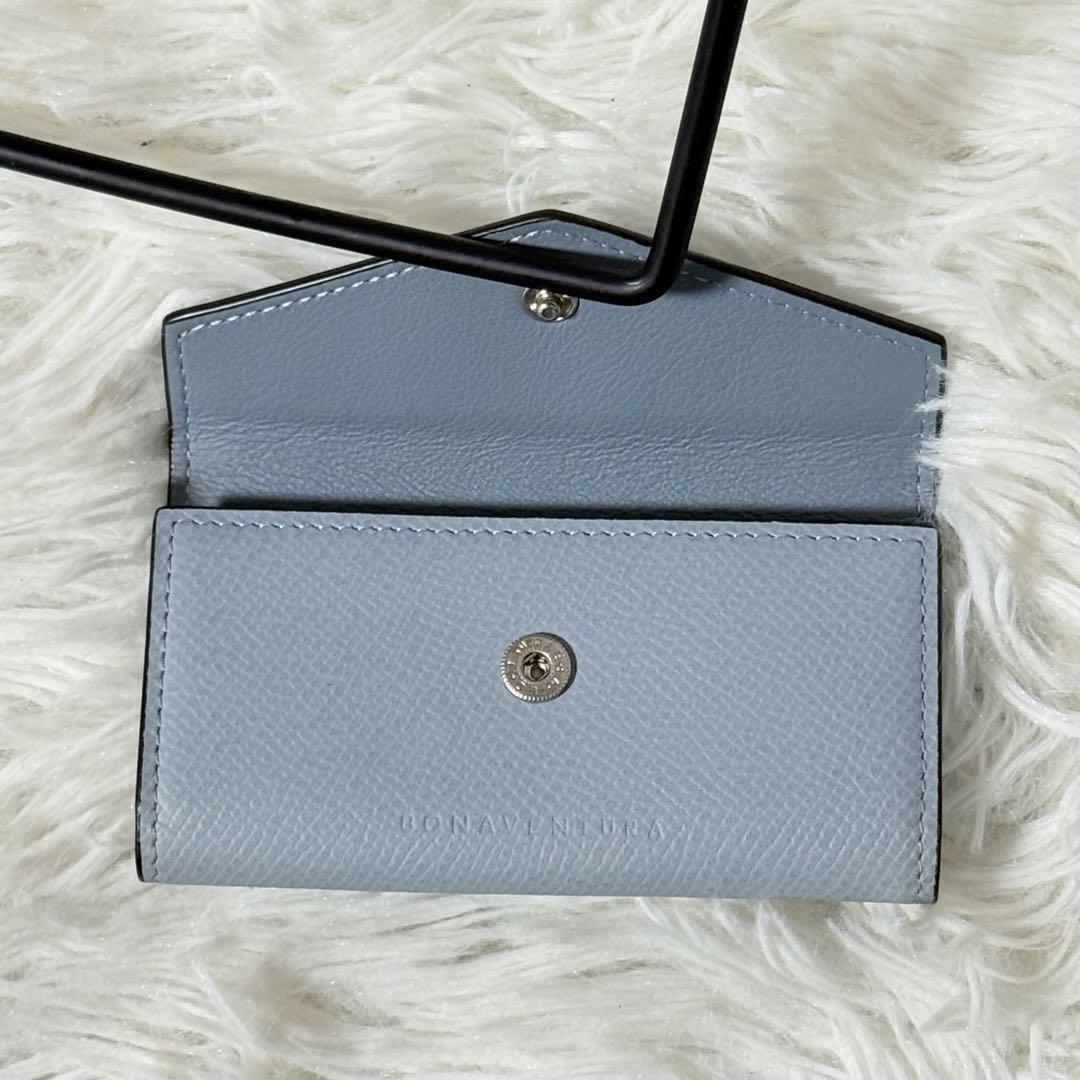 ⭐️未使用⭐️　ボナベンチュラ　スリム　キーケース　ノービレレザー　ブルーリン