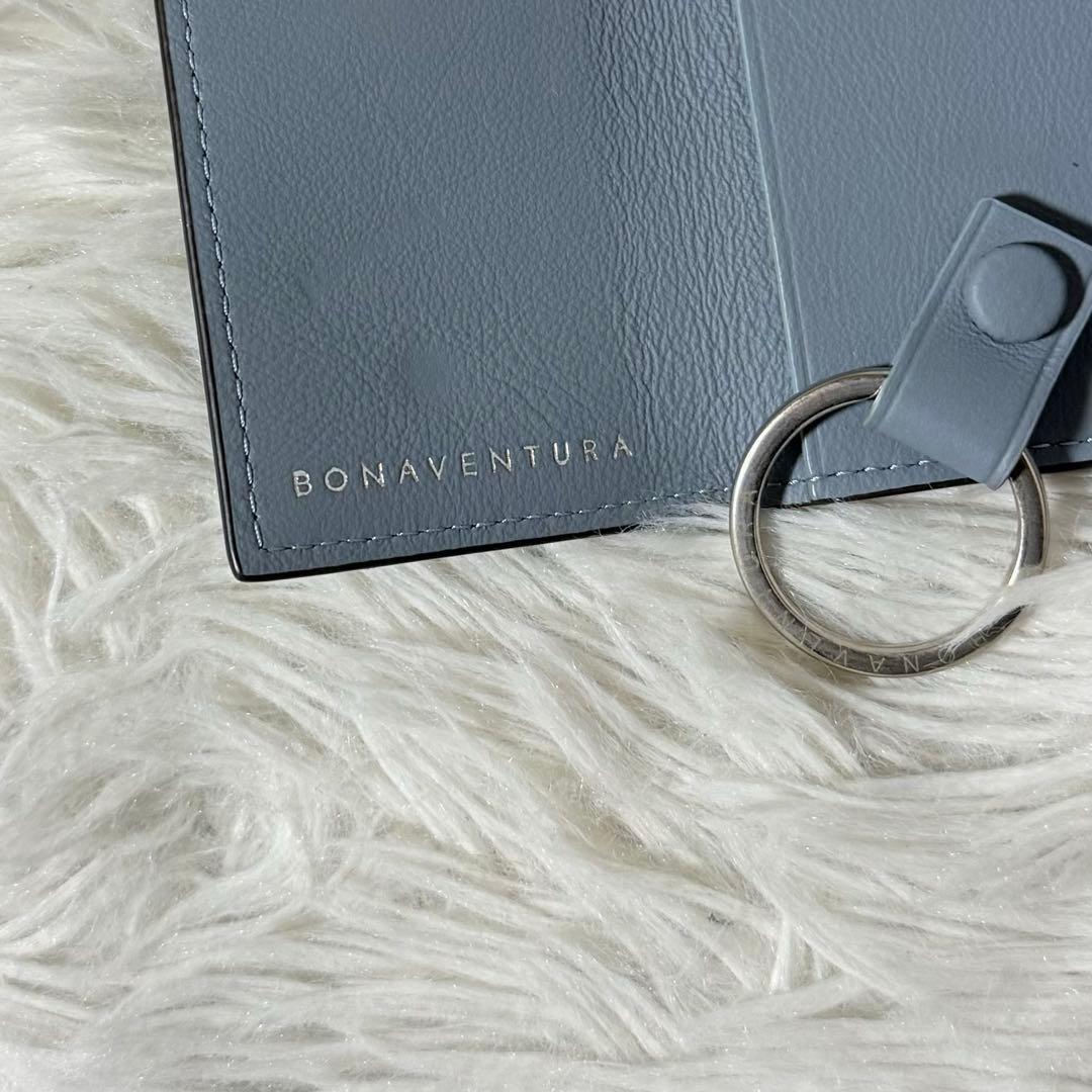 ⭐️未使用⭐️　ボナベンチュラ　スリム　キーケース　ノービレレザー　ブルーリン