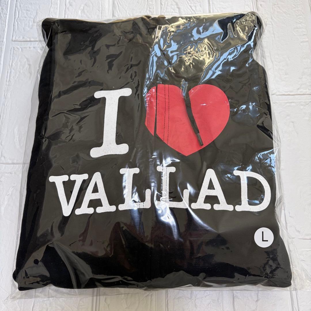 新品未使用品】IO着用 I LOVE VALLAD HOODIE Lサイズ - メルカリ