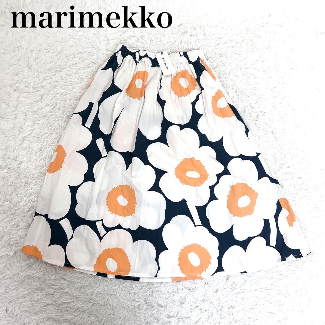 【新品未使用タグ付き】マリメッコ　ウニッコ　スカート　S Maridenim Suoritus Unikko スカート | Maija Isola | Marimekko