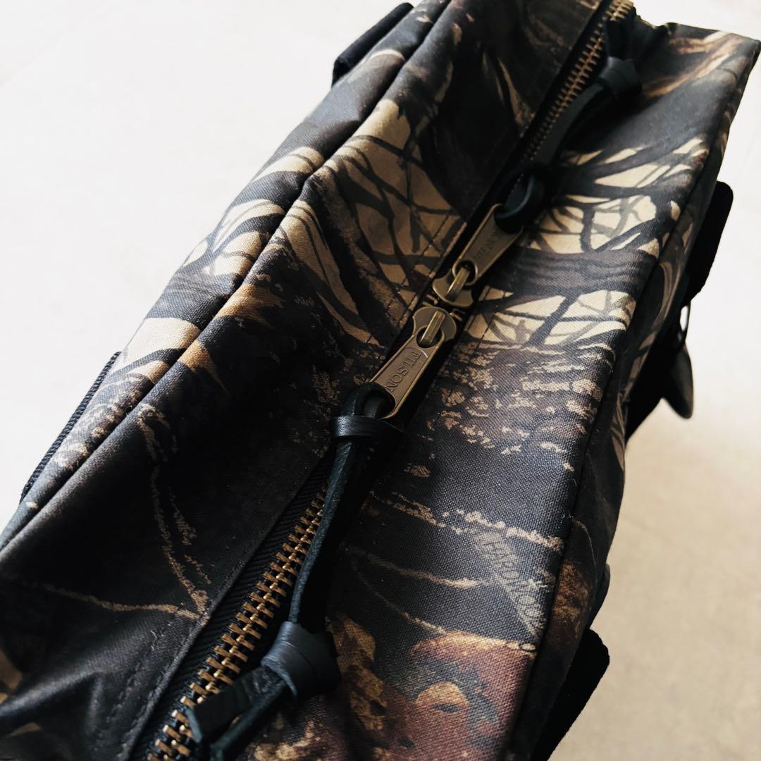 新品未使用タグ付 フィルソン ジッパートートバッグ ウッドカモ 肩掛け