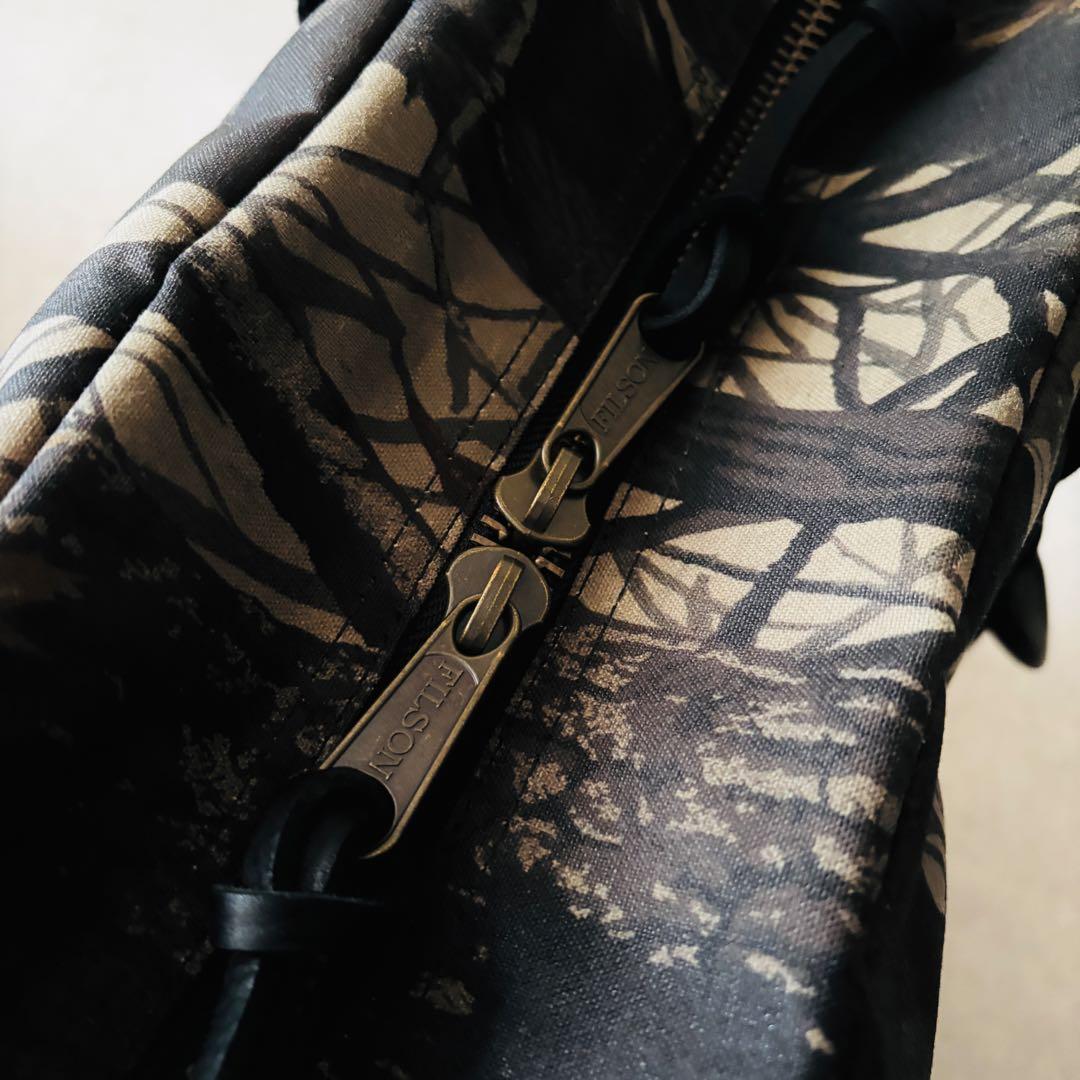 新品未使用タグ付 フィルソン ジッパートートバッグ ウッドカモ 肩掛け