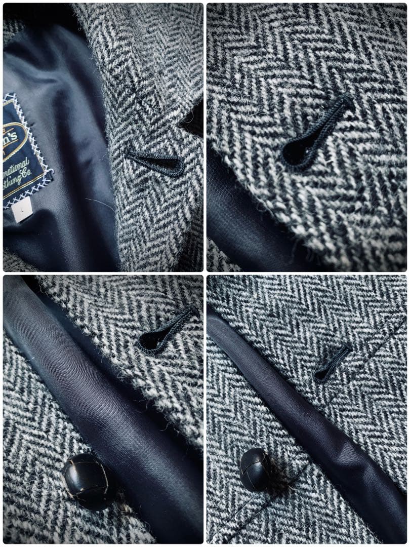 Brown's ヘリンボーンジャケット ハリスツイード生地の英国製 カスタム品