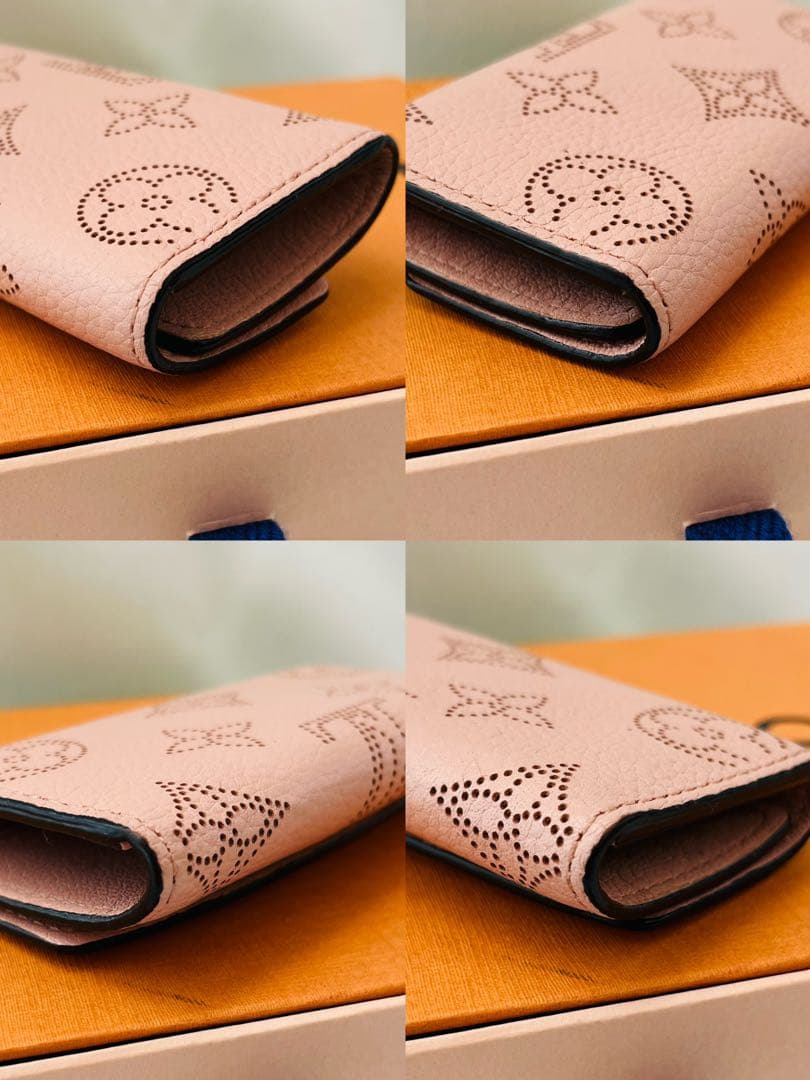 【極美品】ルイヴィトン マヒナ ミュルティクレ4 マグノリアピンク M64056