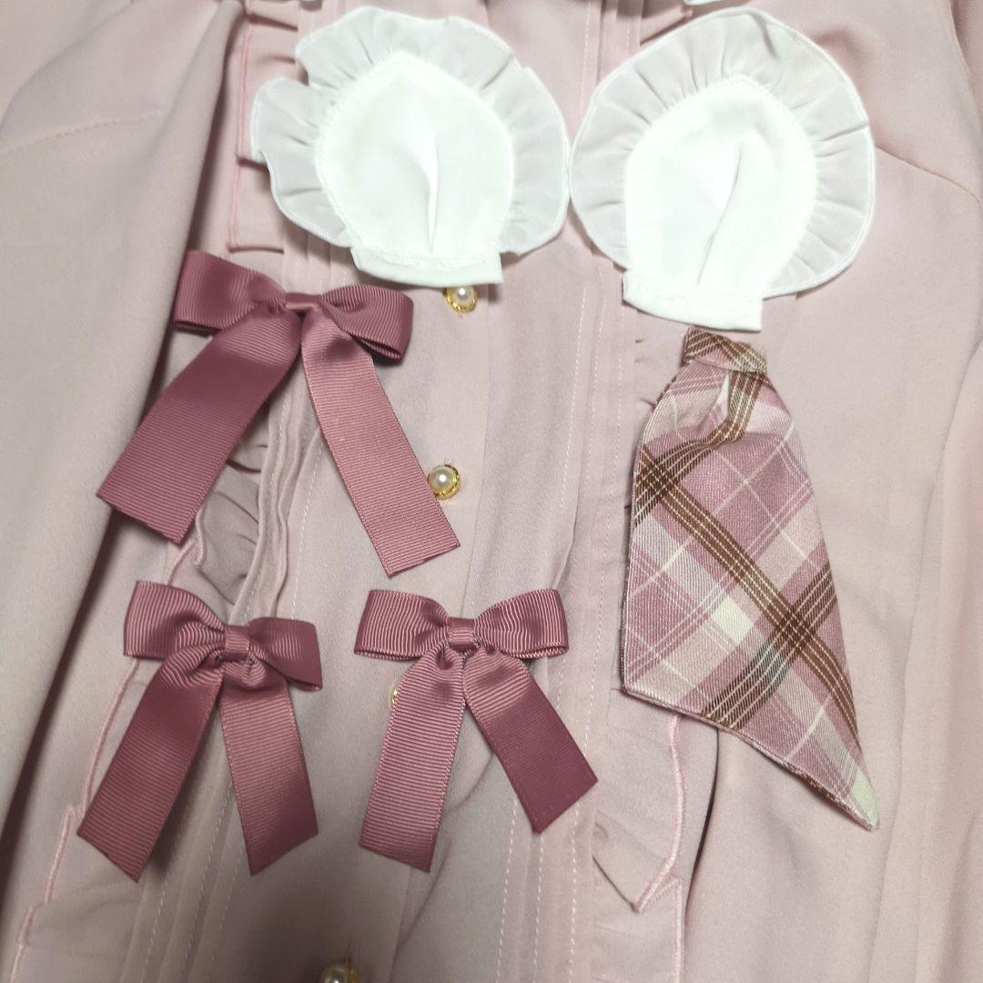 至宝品結城紬 限定カラー Amavel 森の小さなお菓子屋さん ブラウス