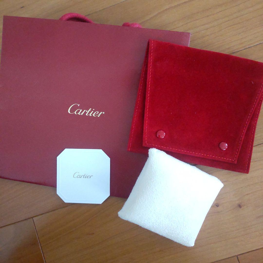 Cartier 赤 スエード ポーチ - メルカリ