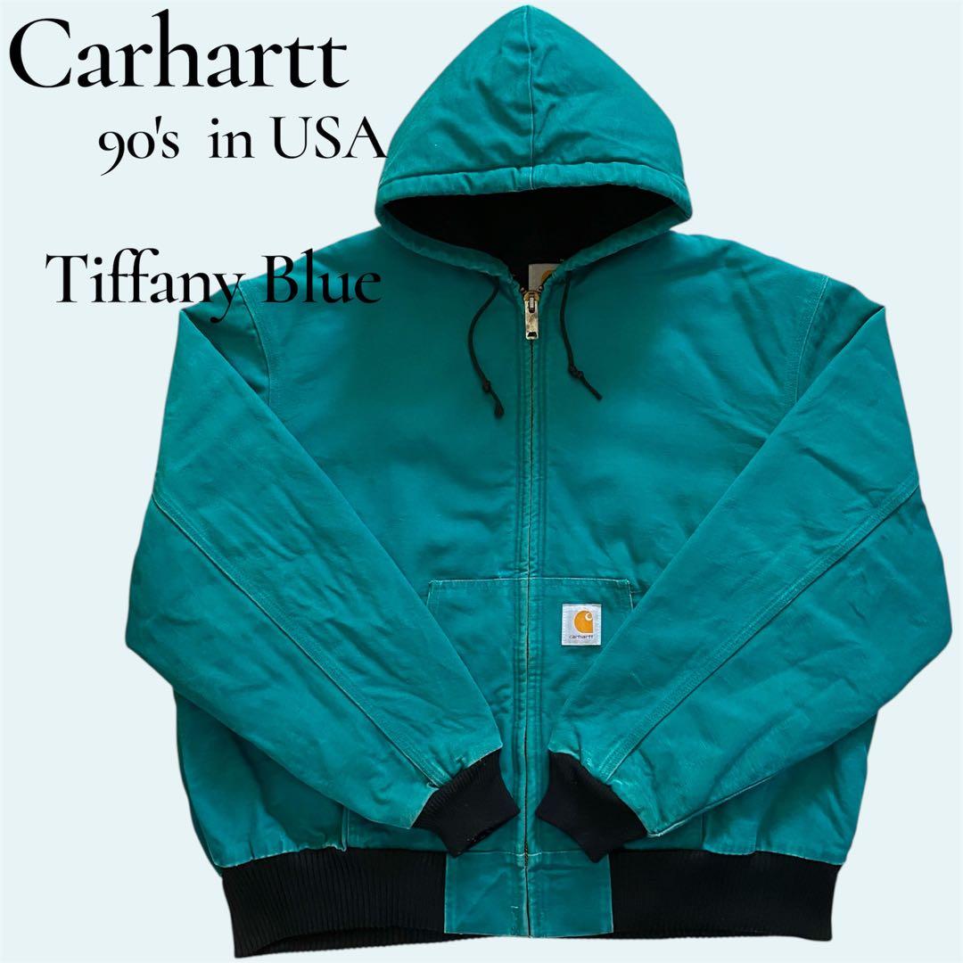 Carhartt アクティブジャケット 90s 星タグ ティファニーブルー - メルカリ