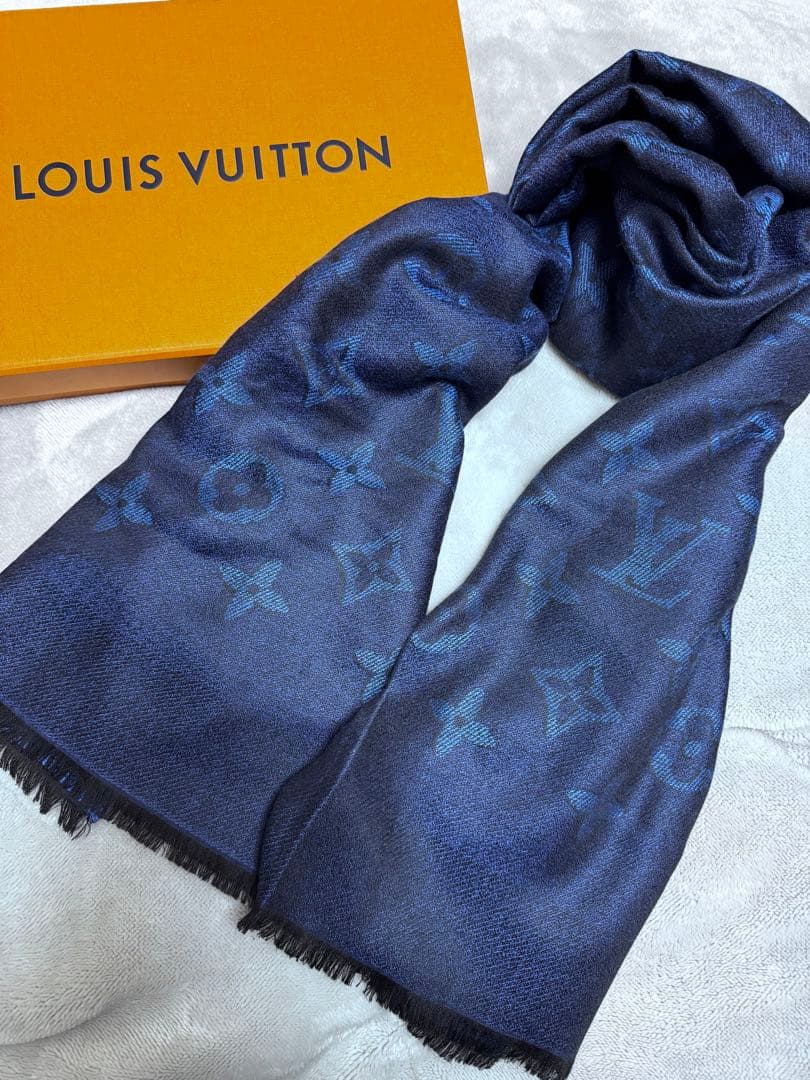 p*)様 美品　ルイヴィトン　ストール　マフラー　カシミア　ウール　シルク 楽天市場】【アパレル】LOUIS VUITTON ルイ ヴィトン モノグラム