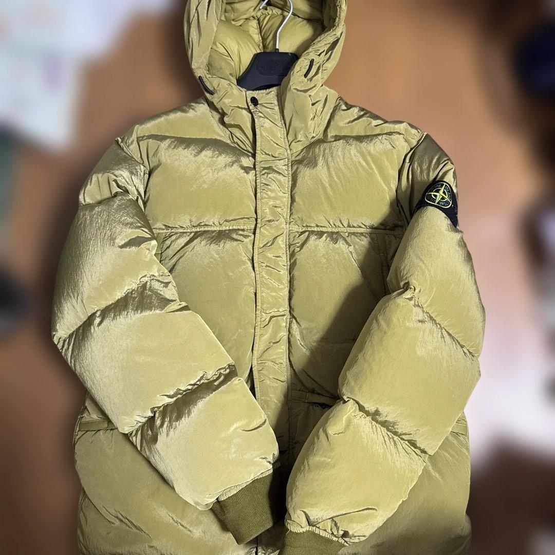 限定セールこれ以上下げれませんグリーン stone ダウンジャケット 未使用品 シュタイン stein DOWN PADDED JACKET ダウンジャケット S 緑