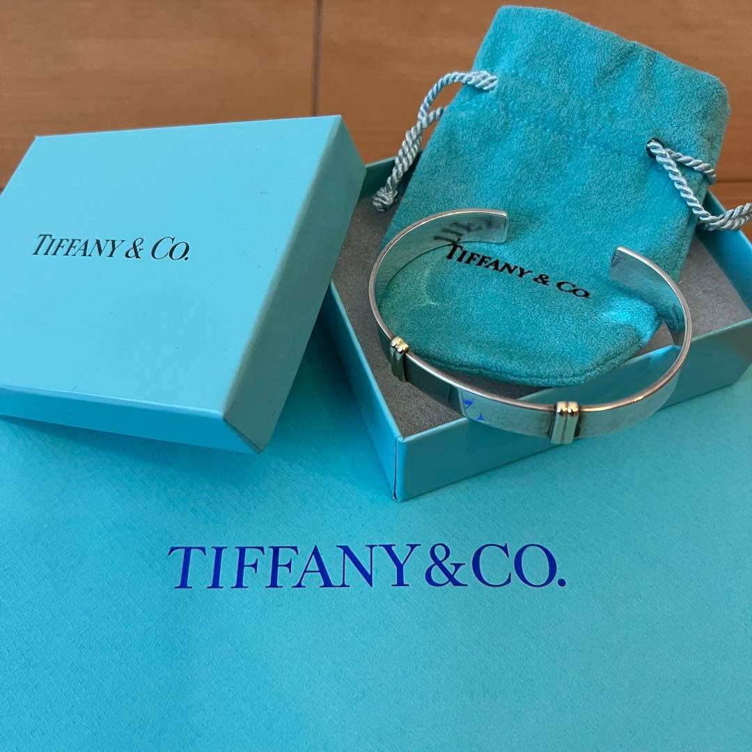 ヴィンテージ ティファニー バングル SV925 × 14K - メルカリ