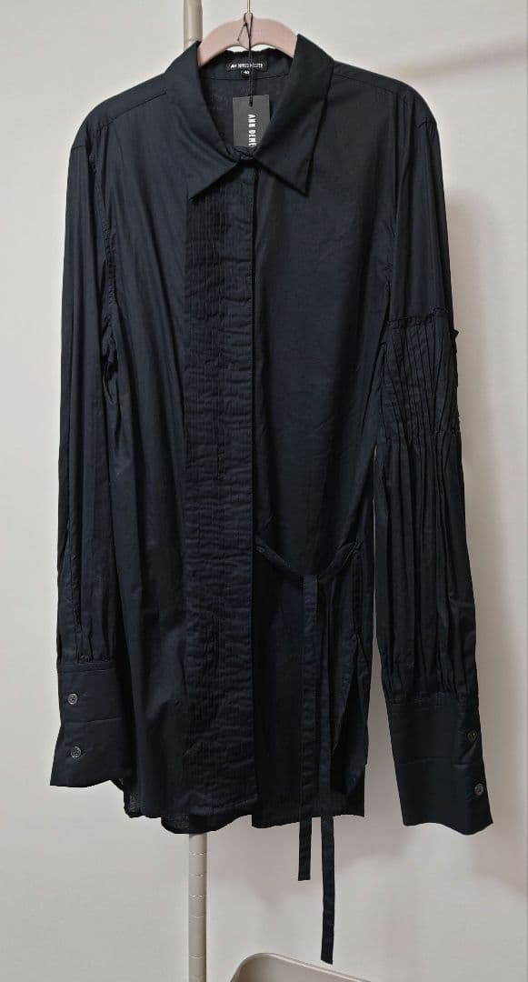 ANN DEMEULEMEESTER アンドゥムルメステール☆シャツ アンドゥムルメステールANN DEMEULEMEESTER コットンウエストベルト
