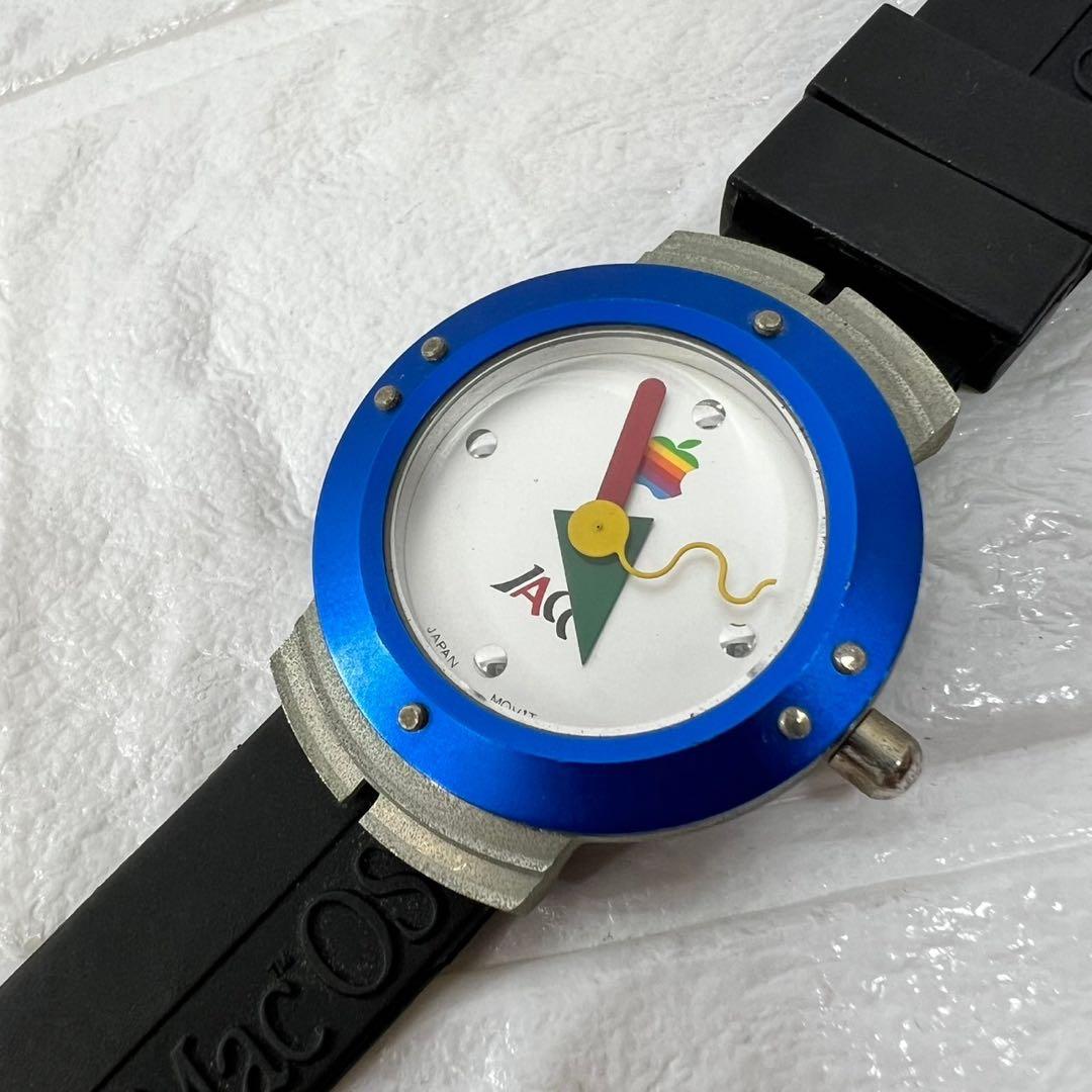 超希少 AppleWatch Mac OS ノベルティ 虹色 時計 1995年 - メルカリ