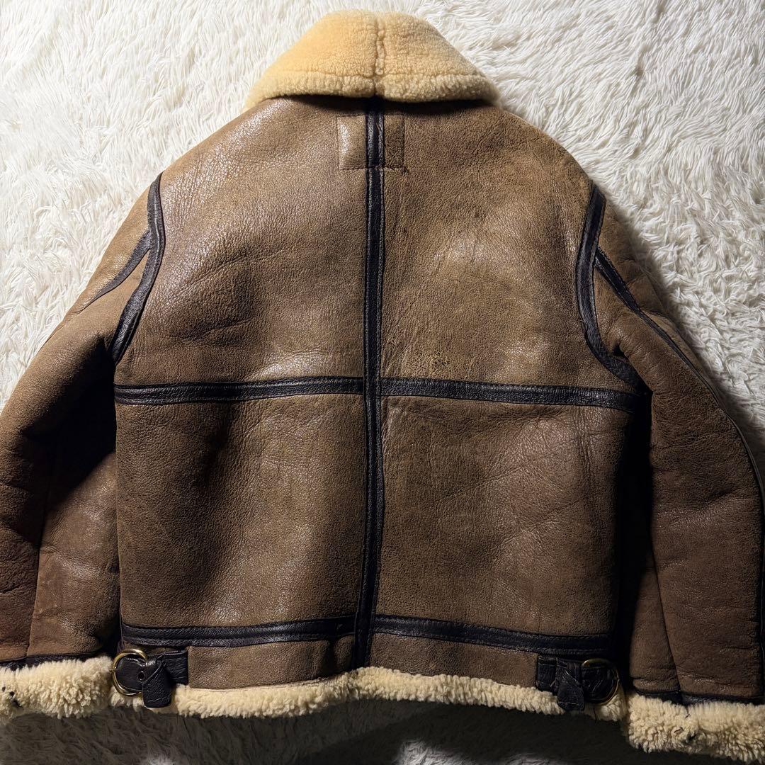 米国製】schott フライトジャケット B-3 羊革 ムートン ボア 40 - メルカリ