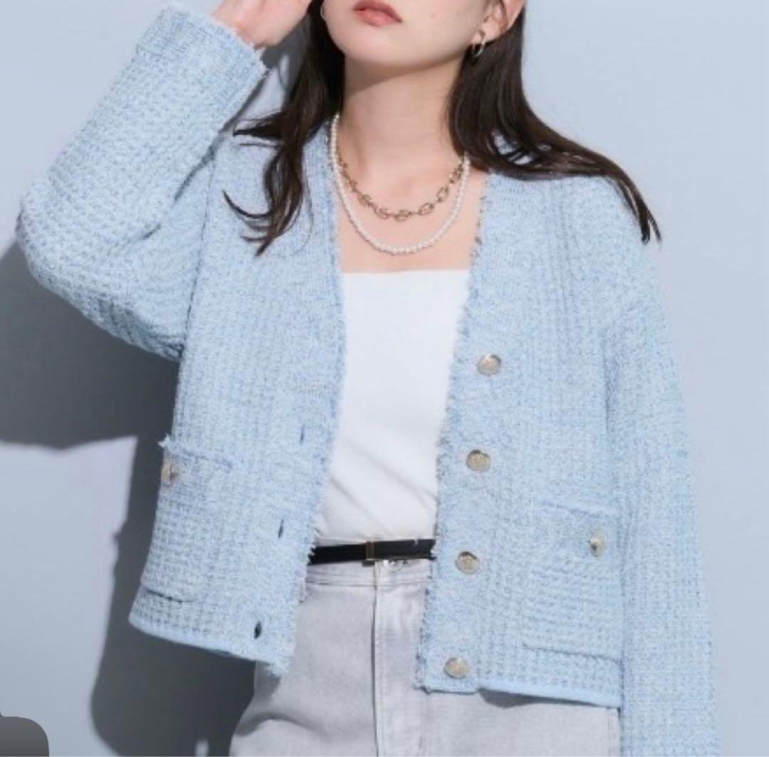 Mystradaマイストラーダ ツイードラメカーディガン - メルカリ