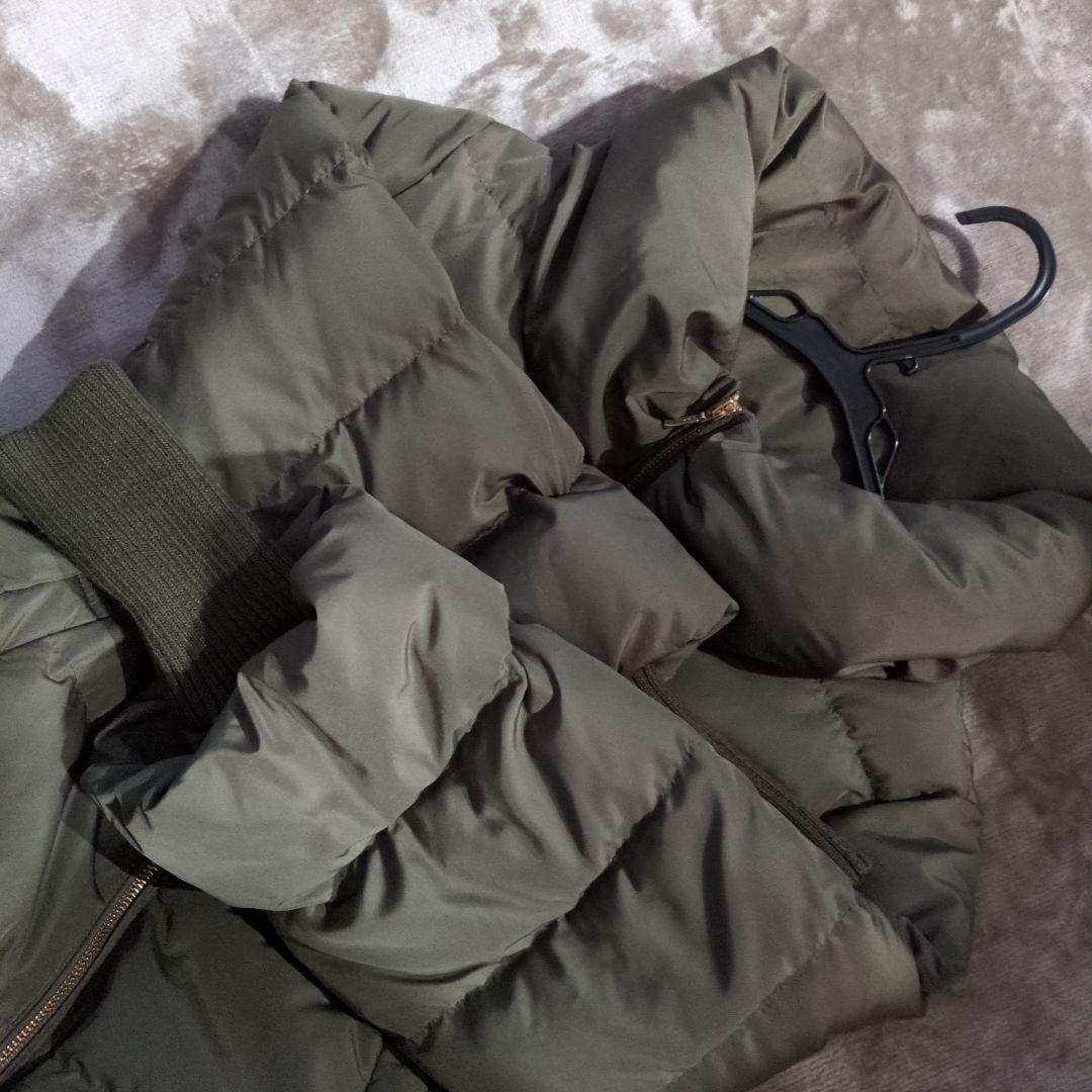 超美品 パシオーネ PASSIONE ダウンジャケット カーキ 40 - メルカリ