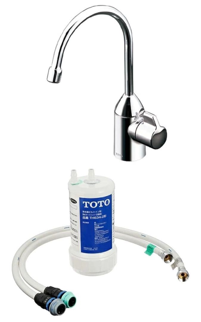 TOTO TK301C 浄水器・水栓セット　新品 楽天市場】[TK301C] 浄水器専用自在水栓 TOTO 浄水器 17+3物質除去