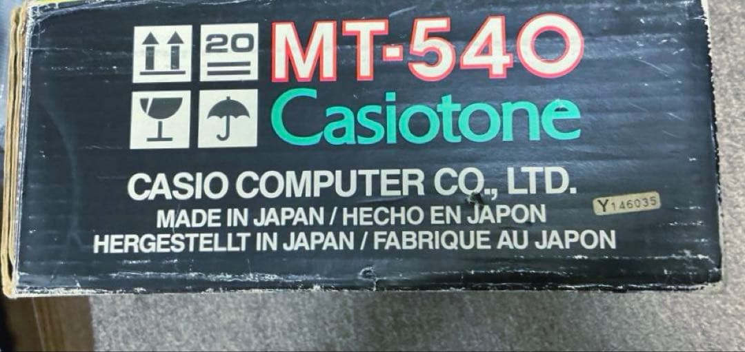 Casio MT-540☆珍品シンセ☆環境音BGM機能付き☆美品箱付き☆ - メルカリ