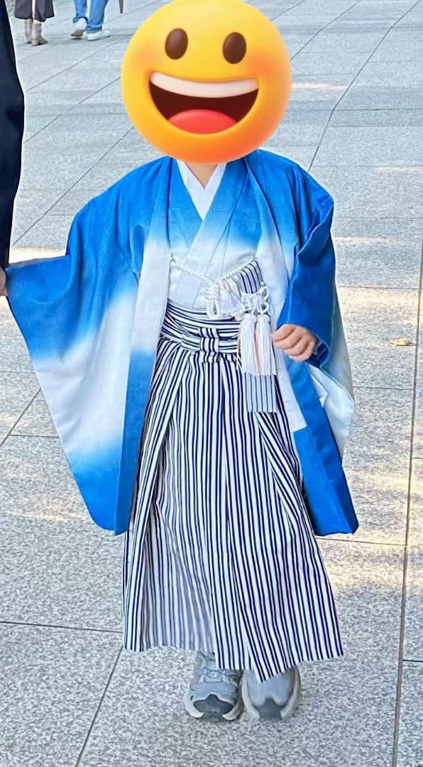 男児七五三詣り袴セット 紋なし