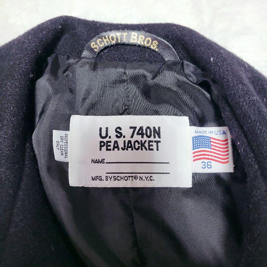 美品✨SCHOTT U.S.740N Pコート 753US 7118 36