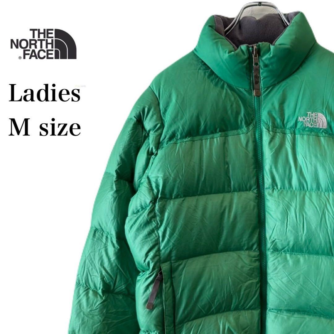 ノースフェイス ダウンジャケット 700フィル レディース M グリーン 緑