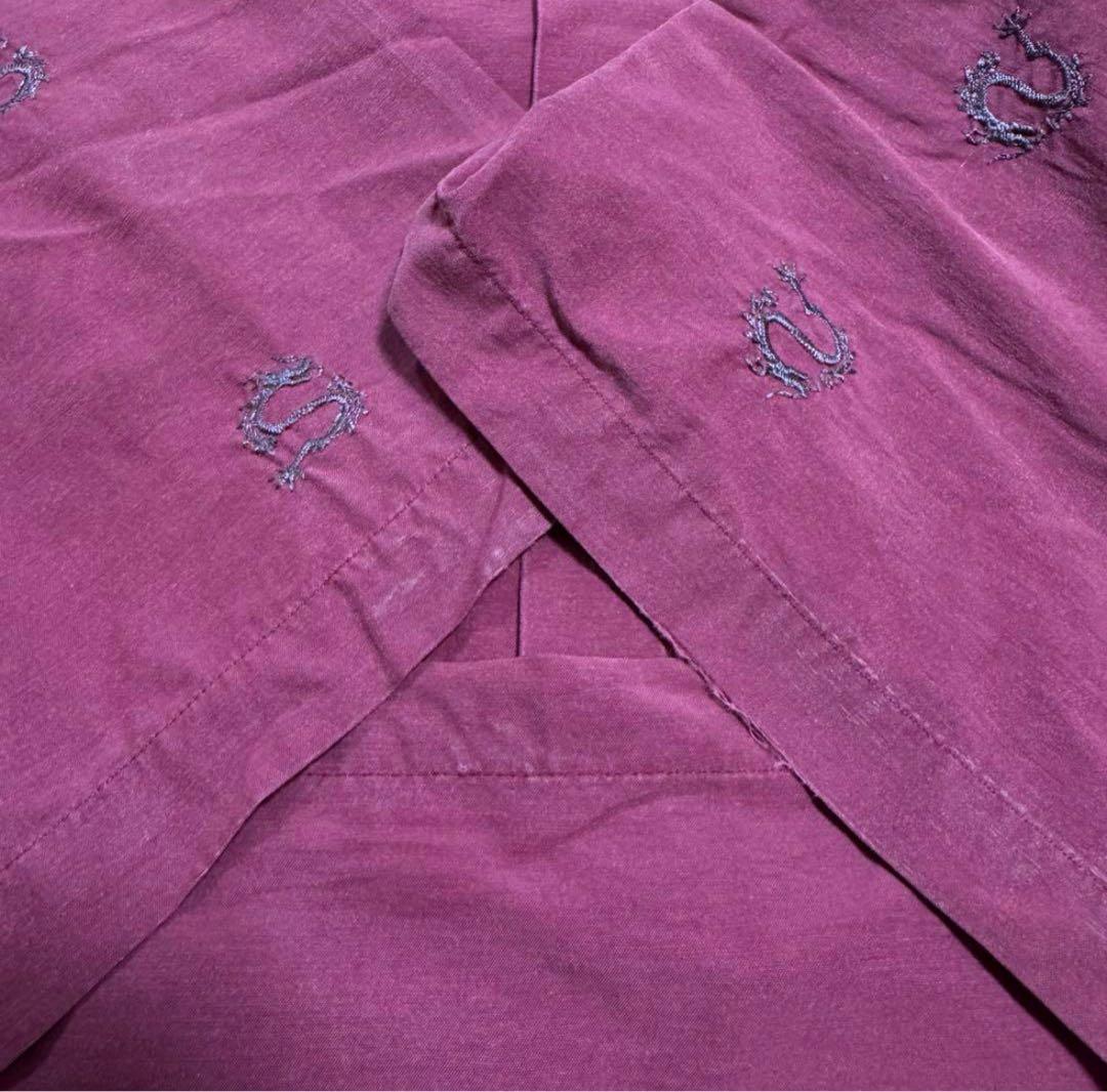 Stussy 90s オールドステューシー クラウンタグ ドラゴン 刺繍 - メルカリ