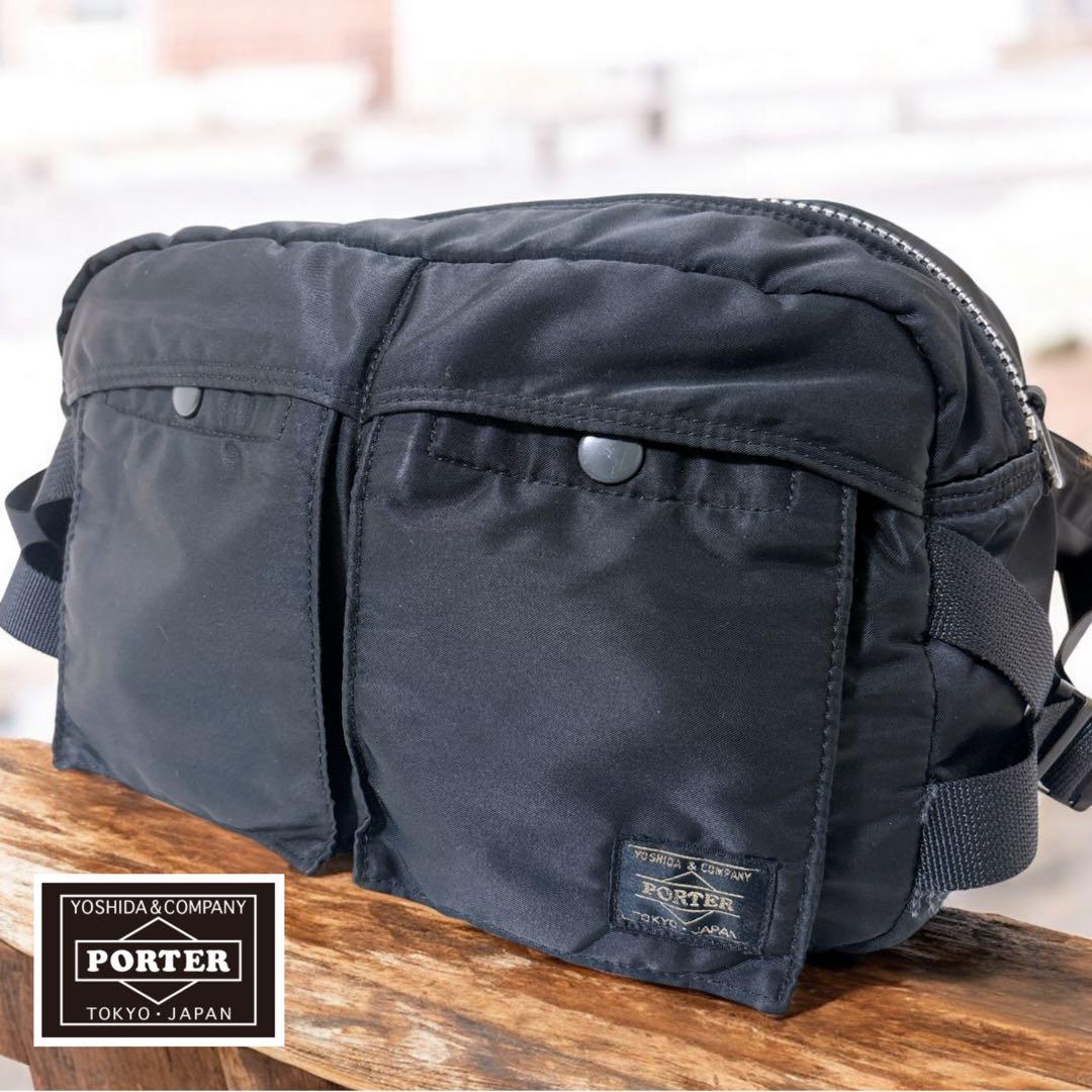 【美品】PORTER ポーター TANKER タンカー ボディバッグ 黒ナイロン TANKER(タンカー) WAIST BAG | 吉田カバンホームページ | YOSHIDA & Co.