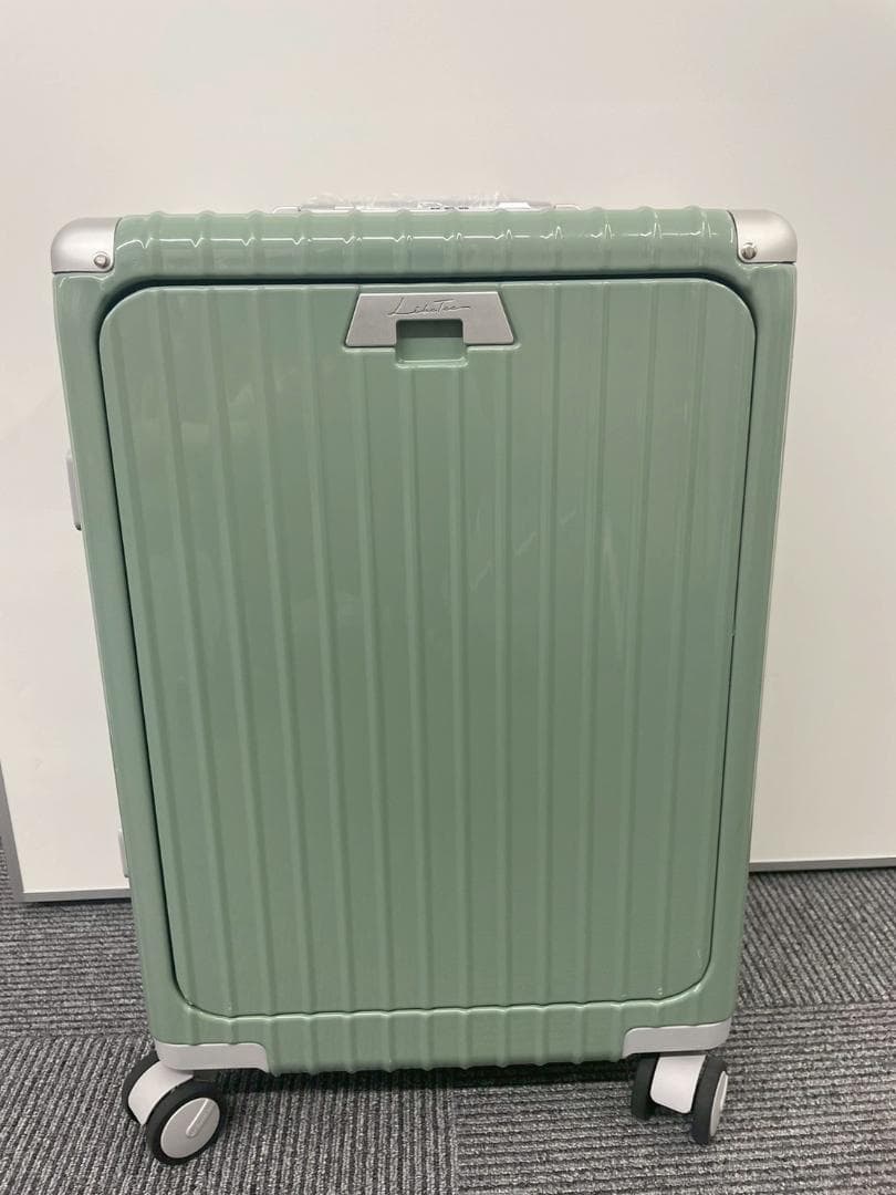 セール中！リベティ多機能キャリーケース【エナメルカーキSサイズ】90