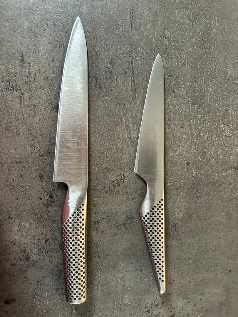 グローバル　包丁2点セット　G-55 & GS-3 楽天市場】Sセール中+4倍/ 牛刀包丁 GLOBAL 《 牛刀 18cm G-55