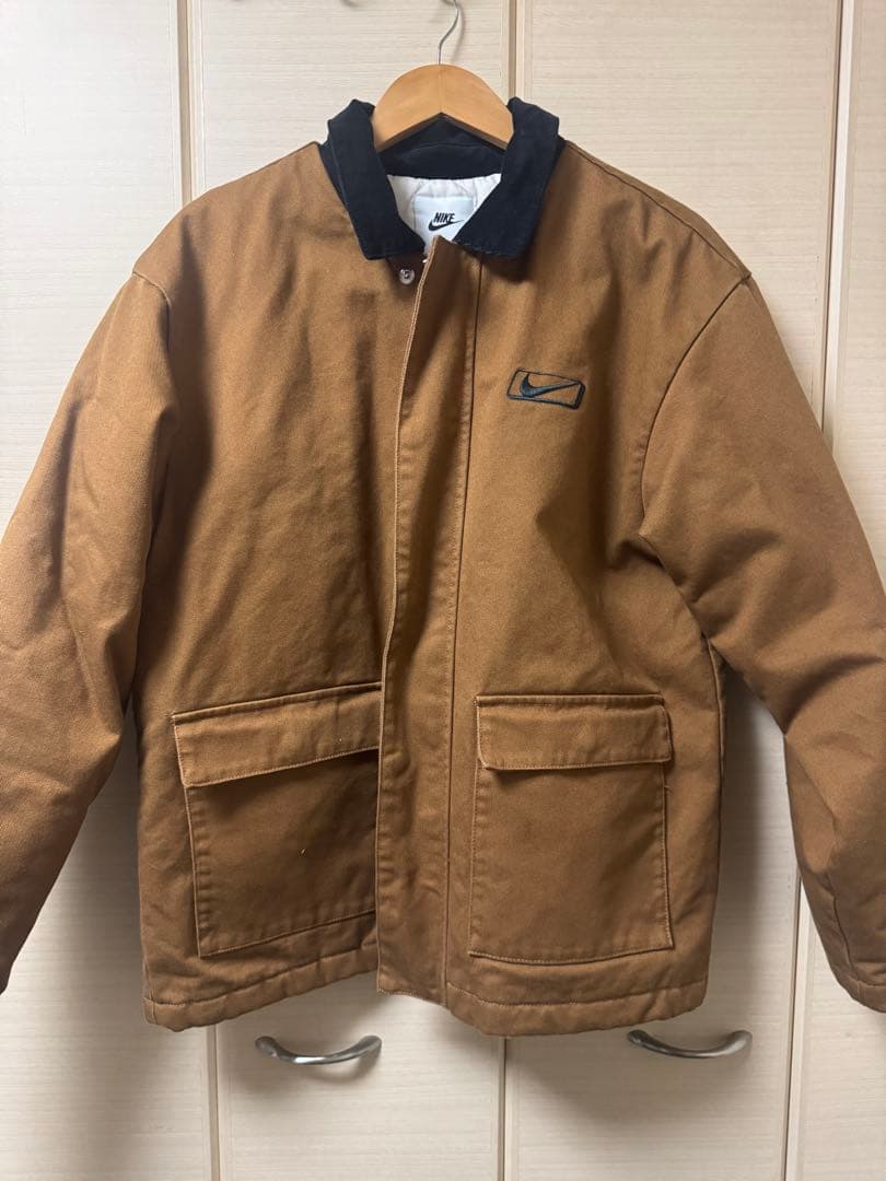新品 ナイキ メンズ フィールド ワークジャケット ブラウン デトロイト