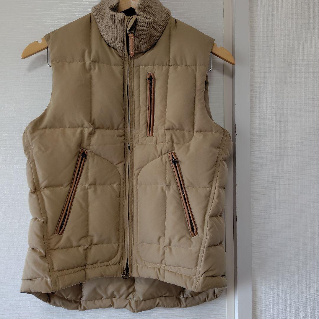 ラルフローレン ダウンベスト ベージュ - メルカリ