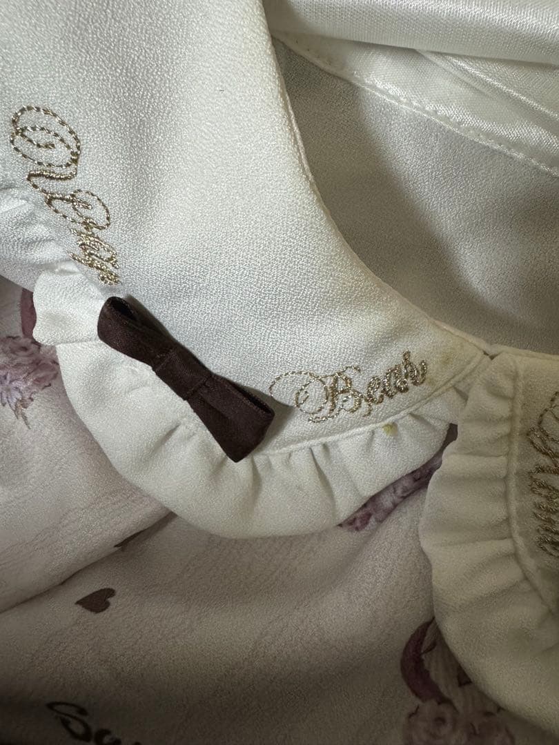 LIZ LISA whip bear  cafe柄ワンピース