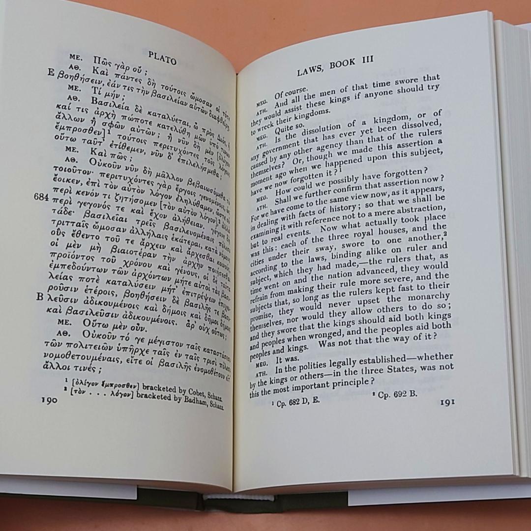 Kazasan 洋書 ローブ・クラシカルライブラリー プラトン 4冊セット