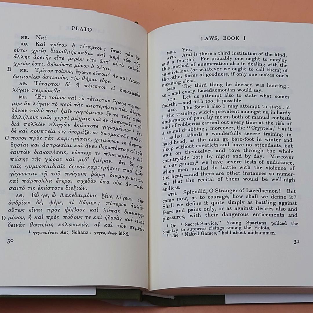 Kazasan 洋書 ローブ・クラシカルライブラリー プラトン 4冊セット