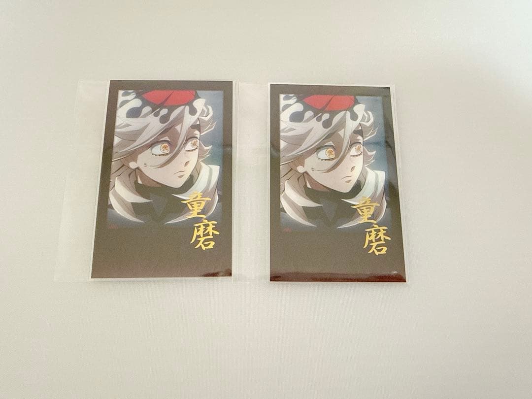 鬼滅の刃 ufotable DINING お楽しみくじ 童磨 チェキ 2枚 - メルカリ
