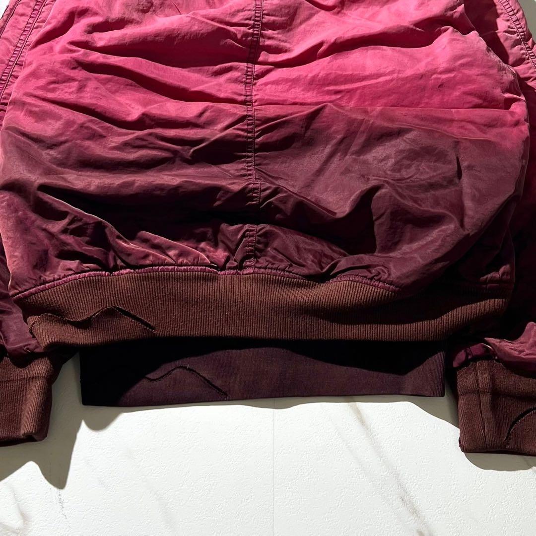 未使用 定価8万 ディーゼル レイヤード パーカー ma1 グラデーション