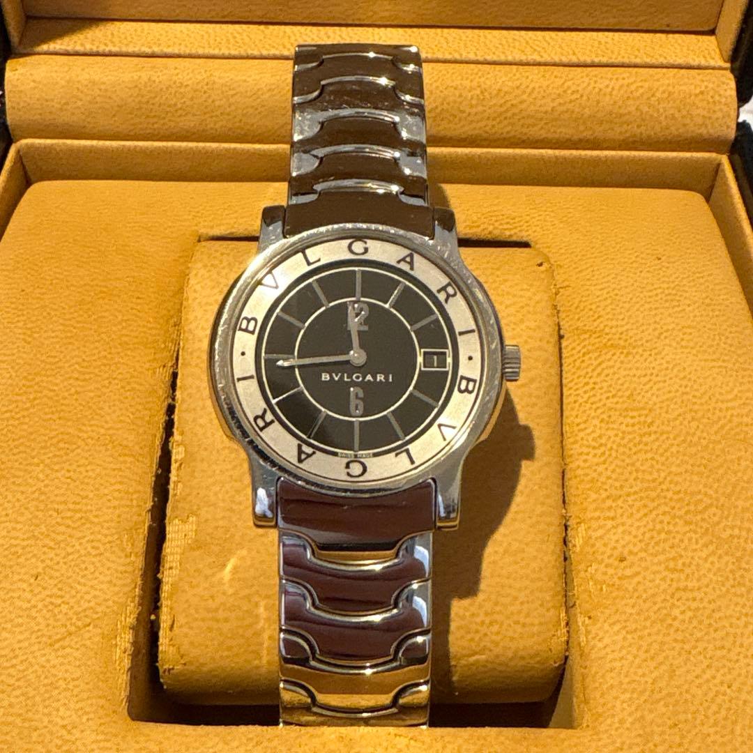 BVLGARI アナログ時計 ブラック