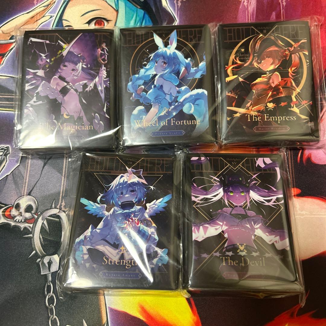 ホロライブ　タロットスリーブ5個セット Amazon.co.jp: ホロライブ タロット スリーブ22種各1枚セット星街すい